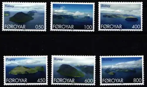 Dänemark Färöer 356-361 postfrisch #NO067