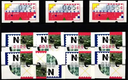 Niederlande postfrisch Automatenmarken als Lot #NO105
