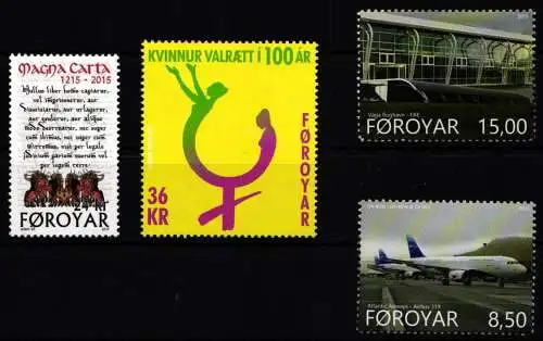 Dänemark Färöer 822-825 postfrisch #NO065