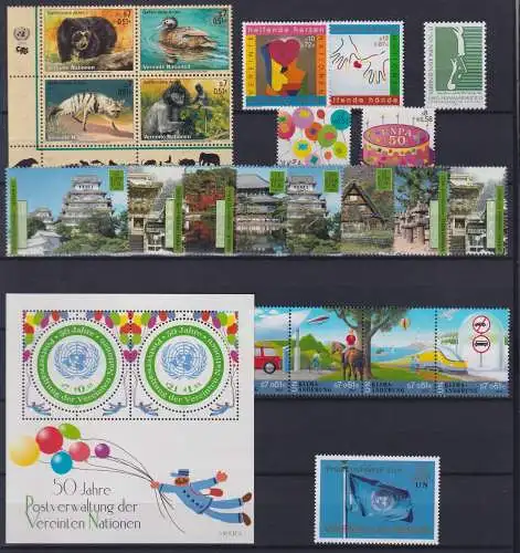 Vereinte Nationen Wien Jahrgang 2001 mit 327-350 postfrisch #NO076