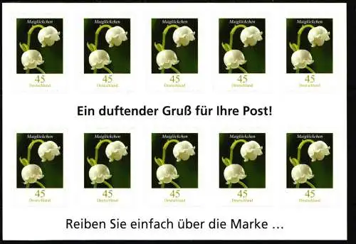 BRD Bund FB 15 postfrisch Folienblatt #JN059