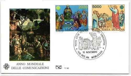 Vatikan FDC 842-843 als Ersttagsbrief #NO676