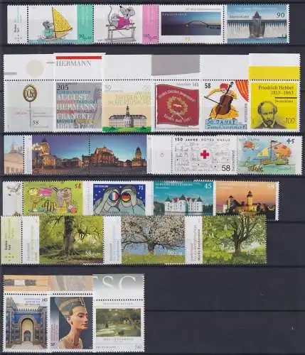 BRD Jahrgang 2013 postfrisch ohne SK Nominale #NO653