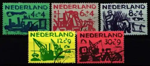 Niederlande 730-734 gestempelt #NO736