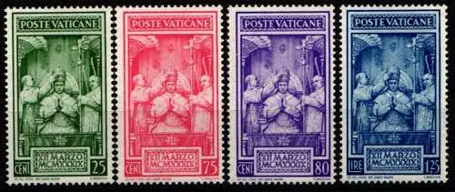 Vatikan 80-83 postfrisch Vögel #NO799
