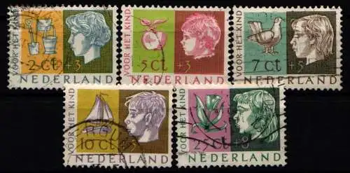 Niederlande 631-635 gestempelt #NO734