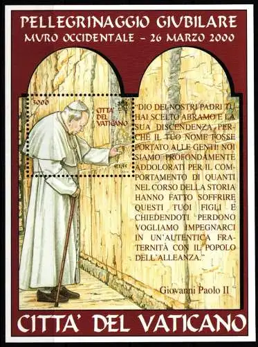 Vatikan Block 22 postfrisch #NO790