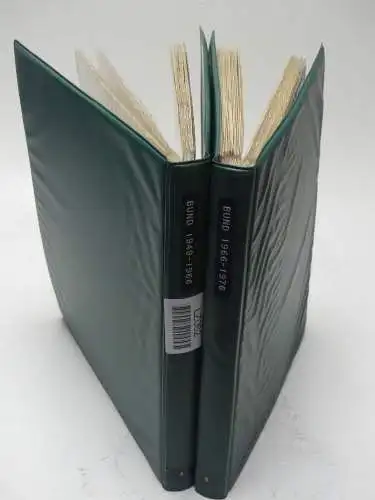 BRD Bund ab 1949 gestempelt besammelt auf Blanko-Seiten #LZ062