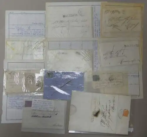 Altitalienische Staaten Lot aus 10 Belegen auf Brief meist Vorphila #NP228