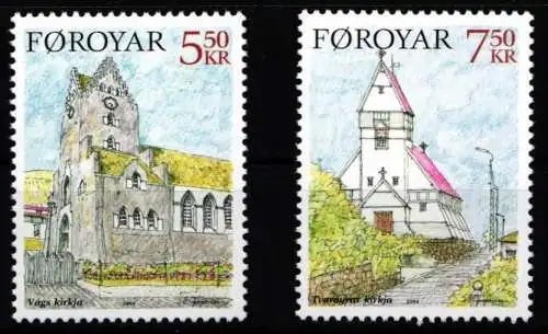 Dänemark Färöer 511-512 postfrisch #NO904