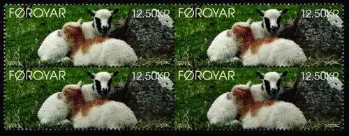 Dänemark Färöer 775 postfrisch als Viererblock #NO883