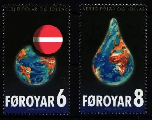 Dänemark Färöer 667-668 postfrisch #NO926