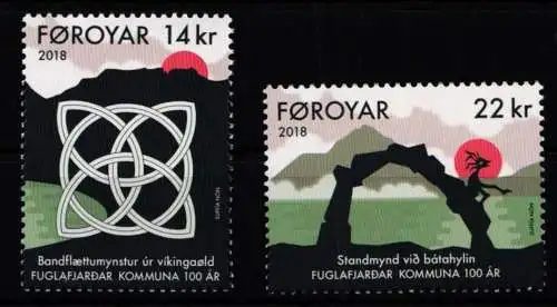 Dänemark Färöer 928-929 postfrisch #NO912
