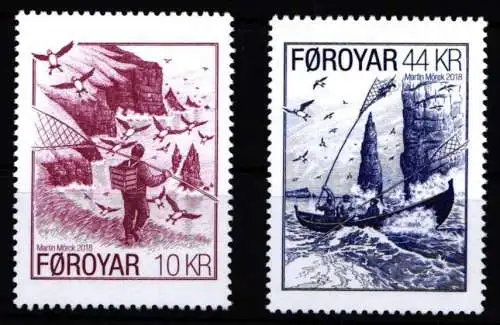 Dänemark Färöer 918-919 postfrisch #NO915