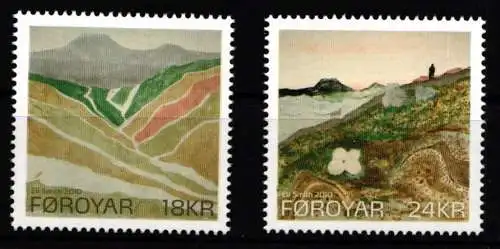 Dänemark Färöer 702-703 postfrisch #NO928