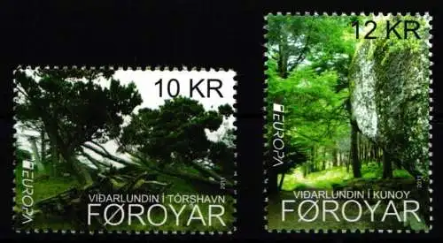 Dänemark Färöer 722-723 postfrisch #NO933