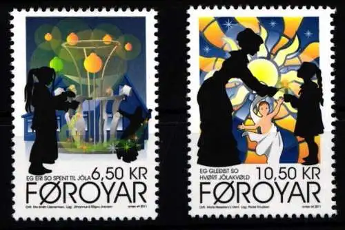 Dänemark Färöer 736-737 postfrisch #NO952