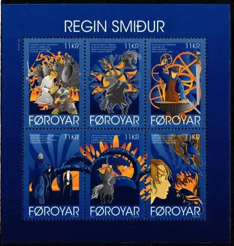 Dänemark Färöer Block 31 postfrisch #NO881