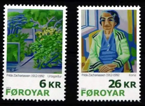 Dänemark Färöer 728-729 postfrisch #NO938