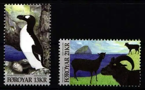 Dänemark Färöer 745-746 postfrisch #NO888