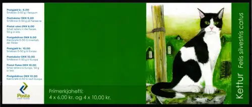 Dänemark Färöer 717-718 postfrisch als Markenheftchen #NO944