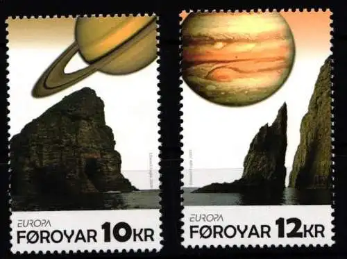 Dänemark Färöer 675-676 postfrisch #NO946