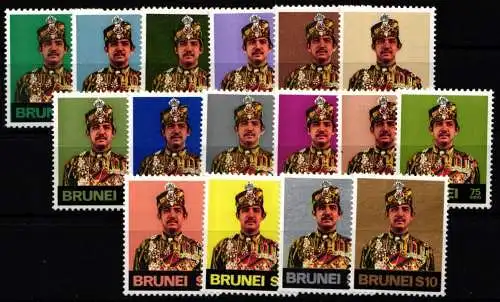 Brunei 188-203 postfrisch #NO986
