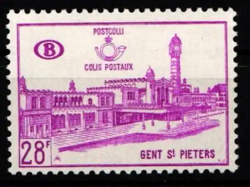Belgien Postpaketmarken 58 postfrisch #NO981