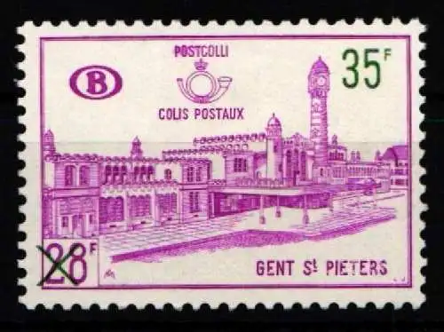 Belgien Postpaketmarken 59 postfrisch #NO982