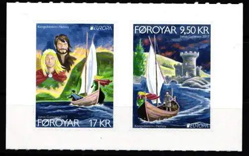 Dänemark Färöer 894-895 postfrisch als Paar #NP847