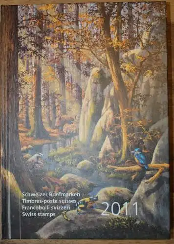 Schweiz Jahrbuch 2011 postfrisch Frankatur #TH491