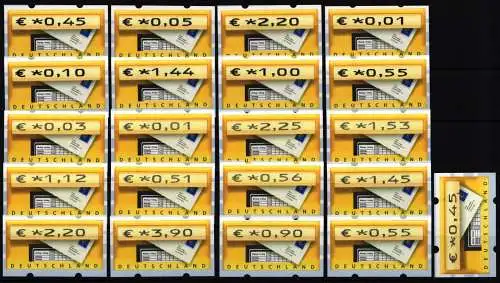BRD Bund Lot Automatenmarken postfrisch #NP330