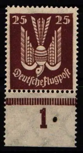 Deutsches Reich 210 postfrisch vom Unterrand #NL469