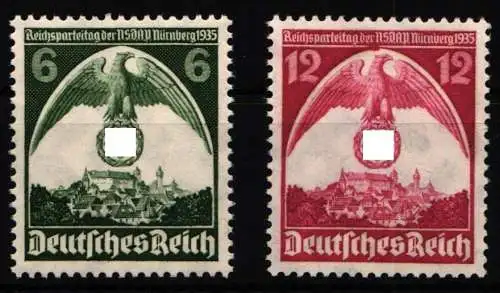 Deutsches Reich 586-587 postfrisch #NL490