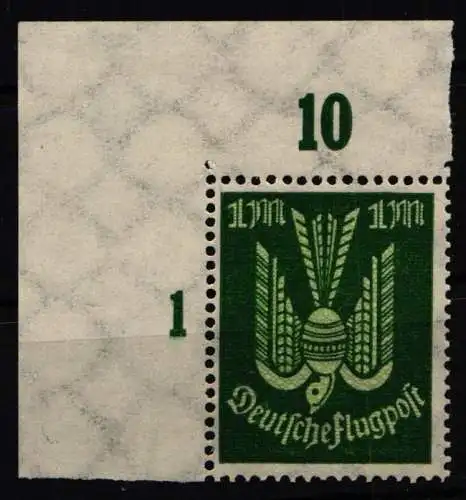 Deutsches Reich 215 P OR postfrisch vom Eckrand #NL477