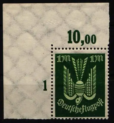 Deutsches Reich 215 P OR postfrisch vom Eckrand #NL478