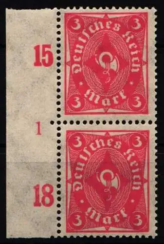 Deutsches Reich 225 Pln postfrisch Platte 1 #NL568