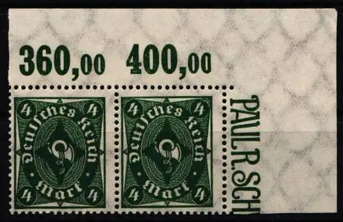 Deutsches Reich 226 b P OR postfrisch im Paar geprüft Infla Berlin #NL565