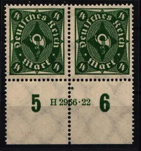 Deutsches Reich 226 HAN postfrisch H 2966.22 #NL600