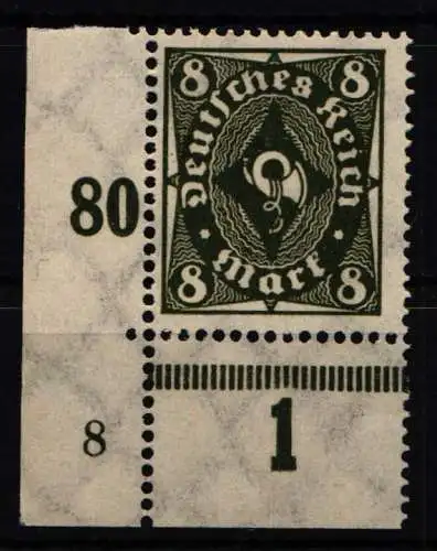 Deutsches Reich 229 Pln postfrisch Platte 8 #NL584