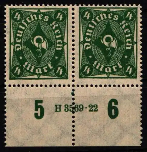 Deutsches Reich 226 HAN postfrisch H 3569.22 #NL599
