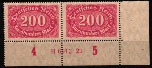 Deutsches Reich 220 HAN postfrisch H 6913.22 #NL620