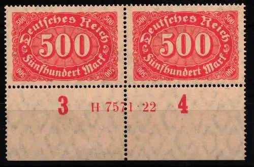 Deutsches Reich 223 HAN postfrisch H 7571.22 #NL618