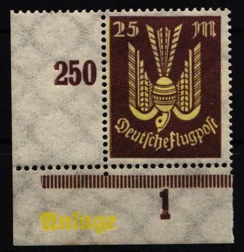 Deutsches Reich 236 Pln postfrisch mit Zudruck Anlage #NL624