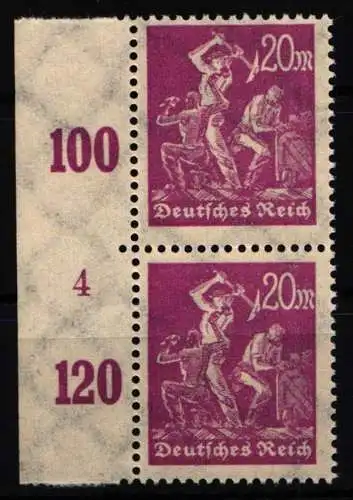 Deutsches Reich 241 Pln postfrisch Platte 4 #NL642