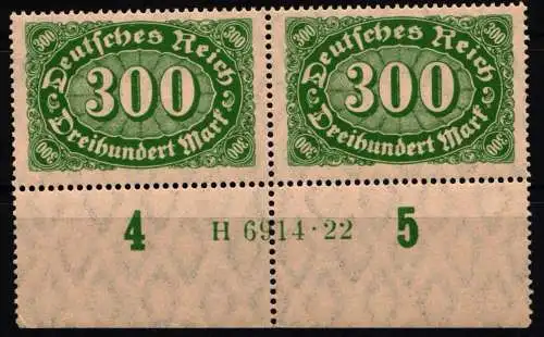 Deutsches Reich 221 HAN postfrisch H 6914.22 #NL619