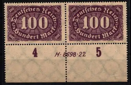 Deutsches Reich 247 HAN postfrisch H 8698.22 #NL669