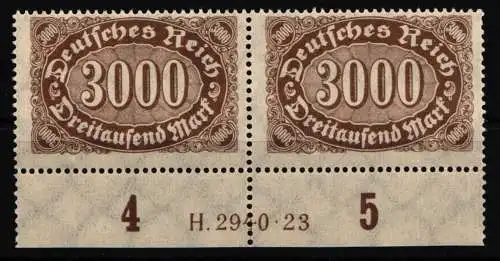 Deutsches Reich 254 HAN postfrisch H 2940.23 #NL684