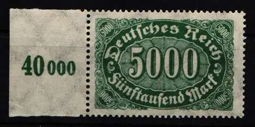 Deutsches Reich 256 c P OR postfrisch geprüft Infla Berlin #NL663