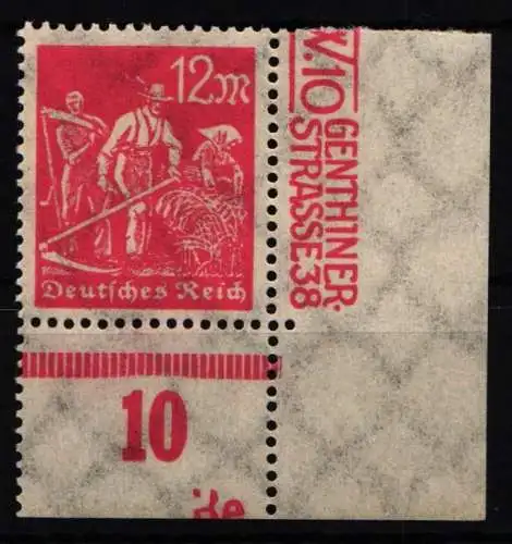 Deutsches Reich 240 DZ postfrisch Druckerzeichen #NL636